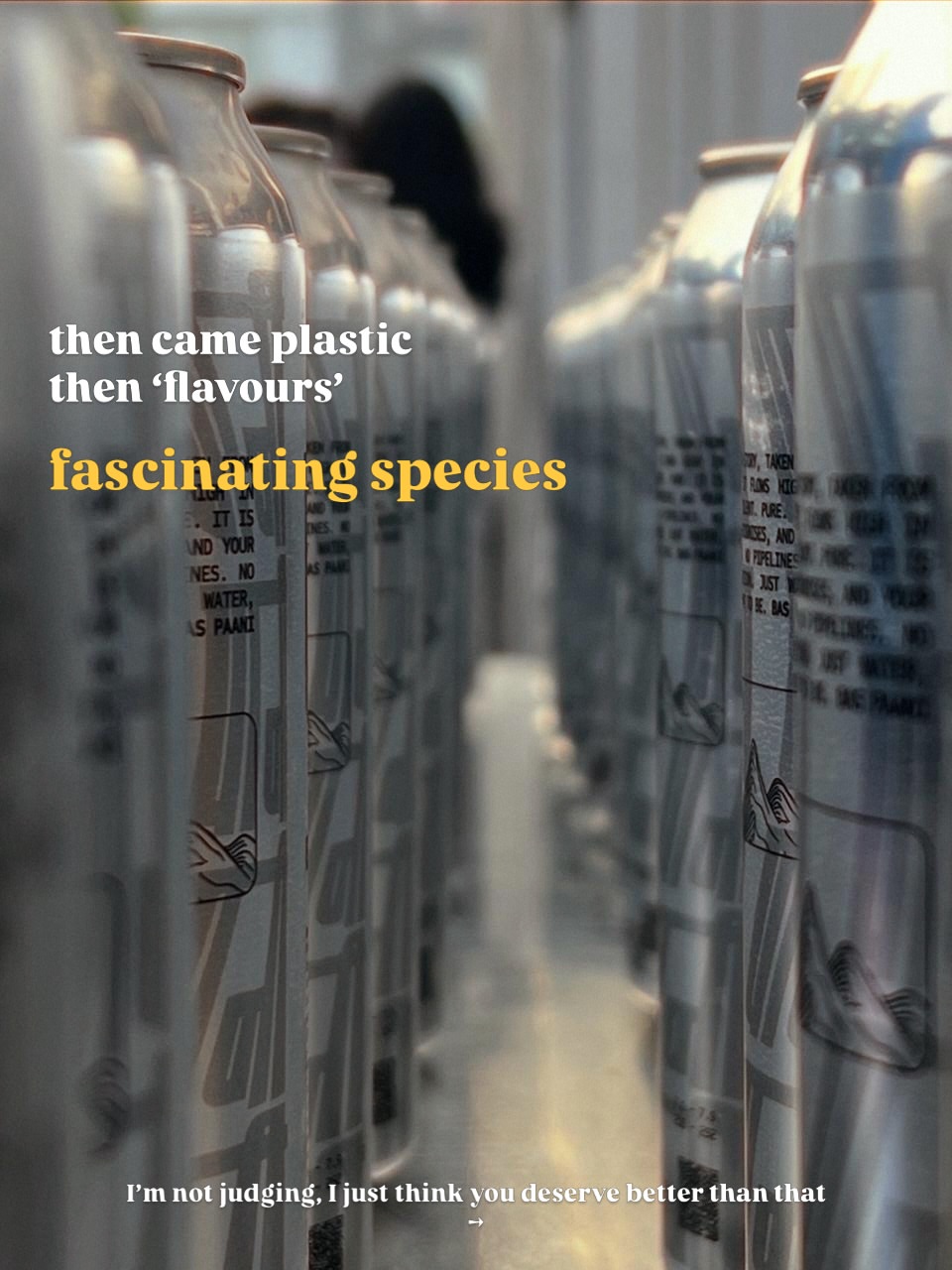 Bas Paani campaign post — there's a lot of history between us