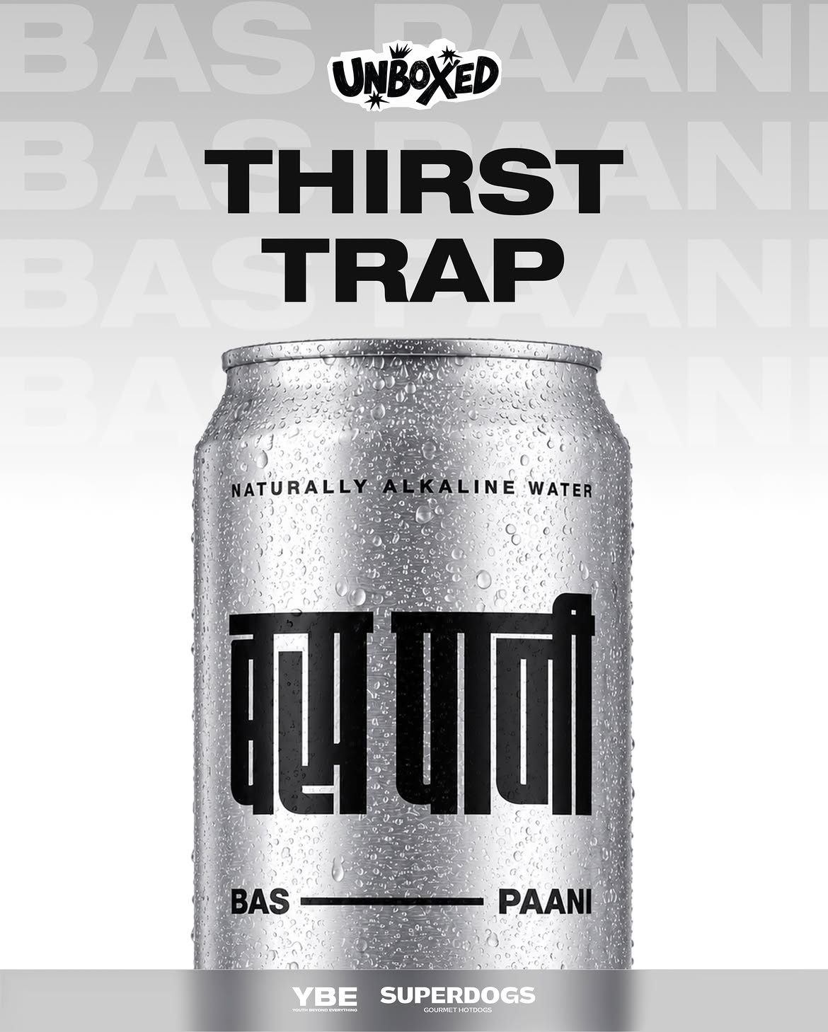 Bas Paani campaign post — UNBOXED feature